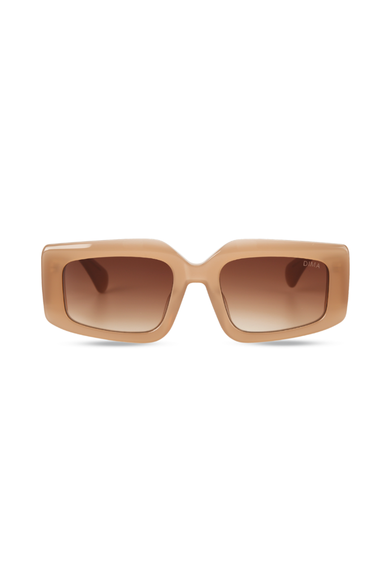 dima sunglass vivid milky brown frame brown gradient lens 1