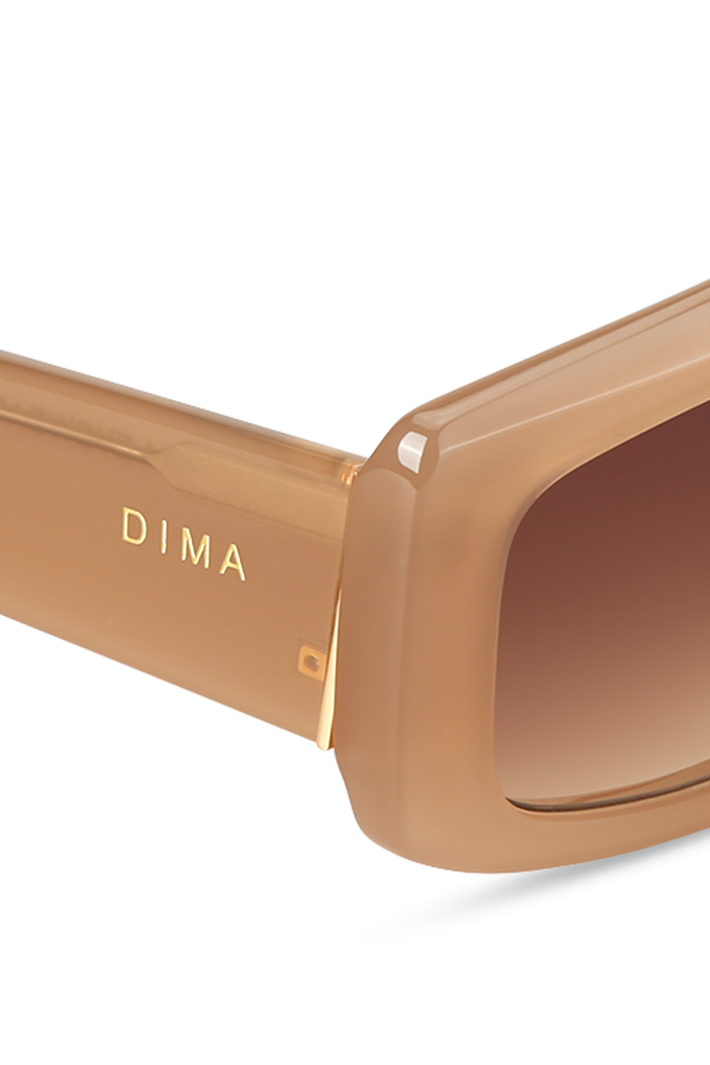 dima sunglass vivid milky brown frame brown gradient lens 4