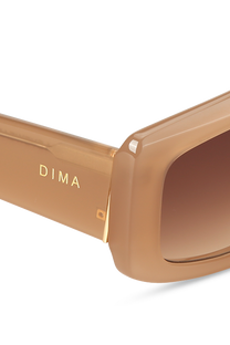 dima sunglass vivid milky brown frame brown gradient lens 4