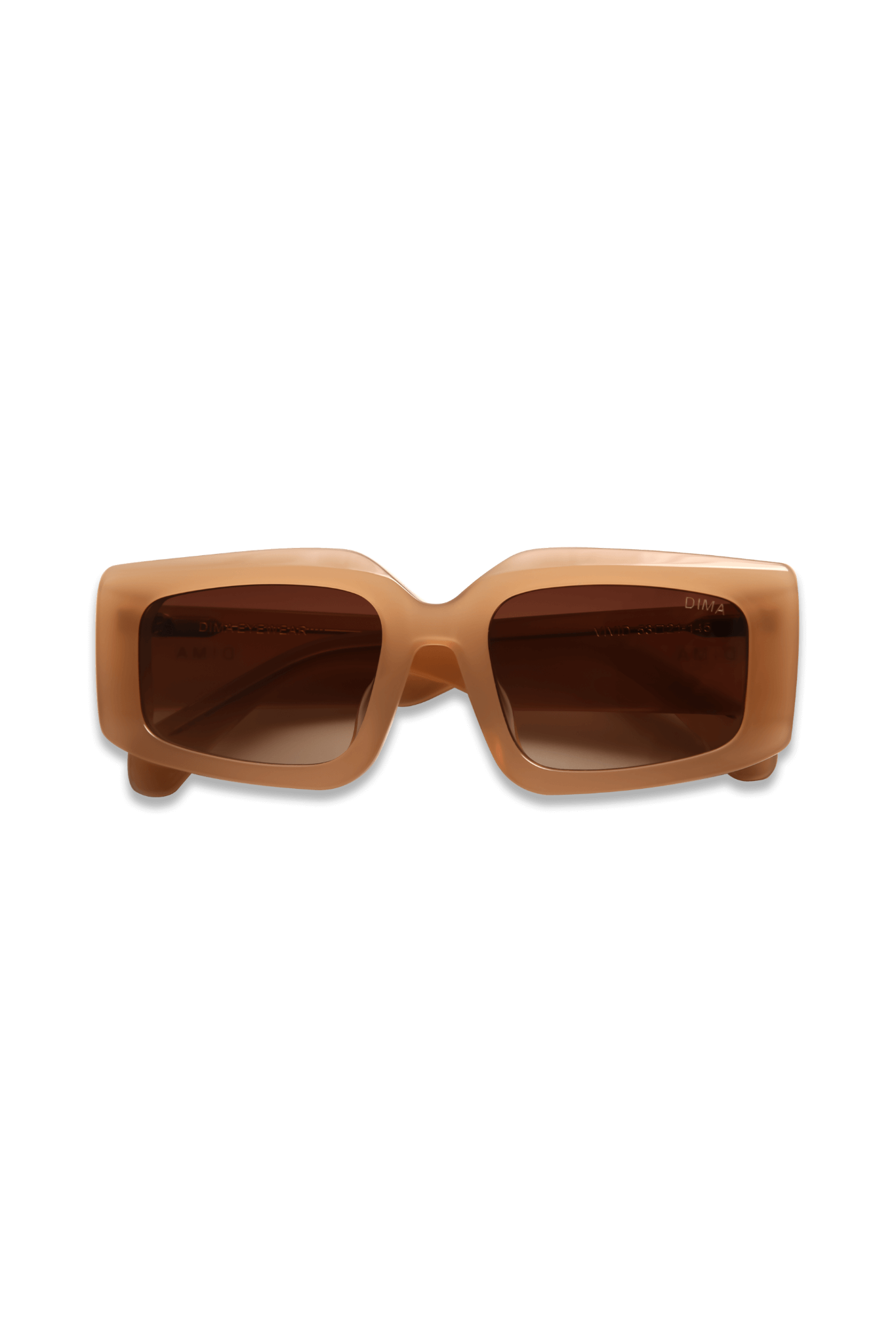 dima sunglass vivid milky brown frame brown gradient lens 5