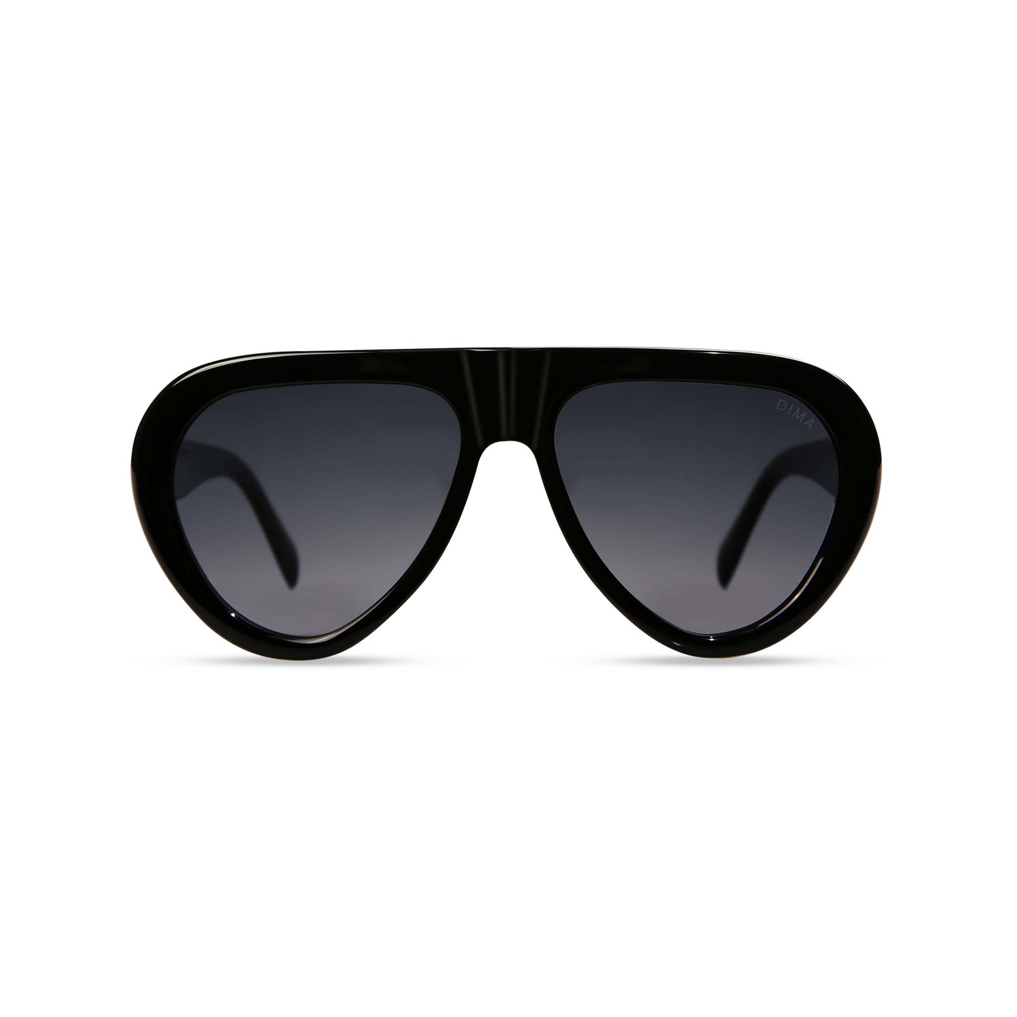 dima sunglasses aggie black frame blue gradient lens 1