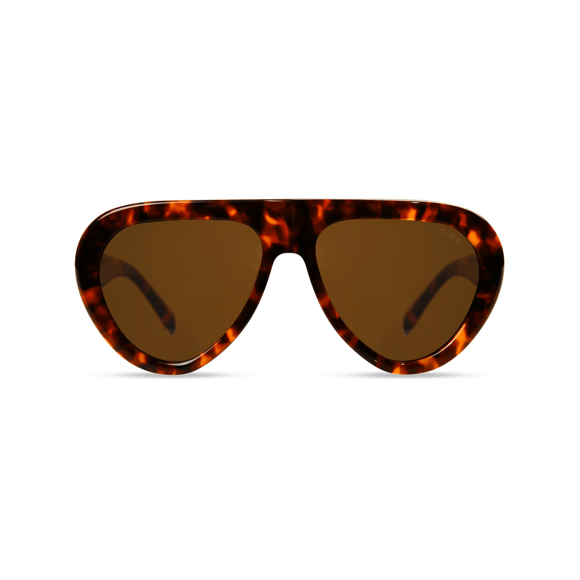 dima sunglasses aggie dark tortoise frame brown lens 1