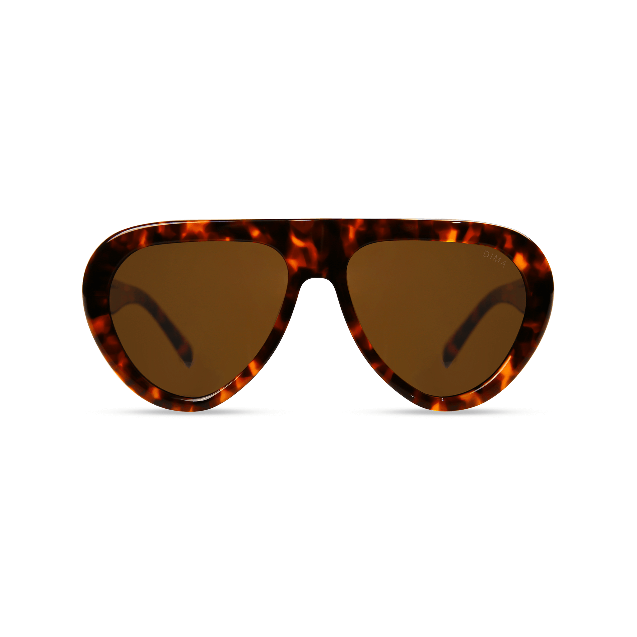dima sunglasses aggie dark tortoise frame brown lens 1