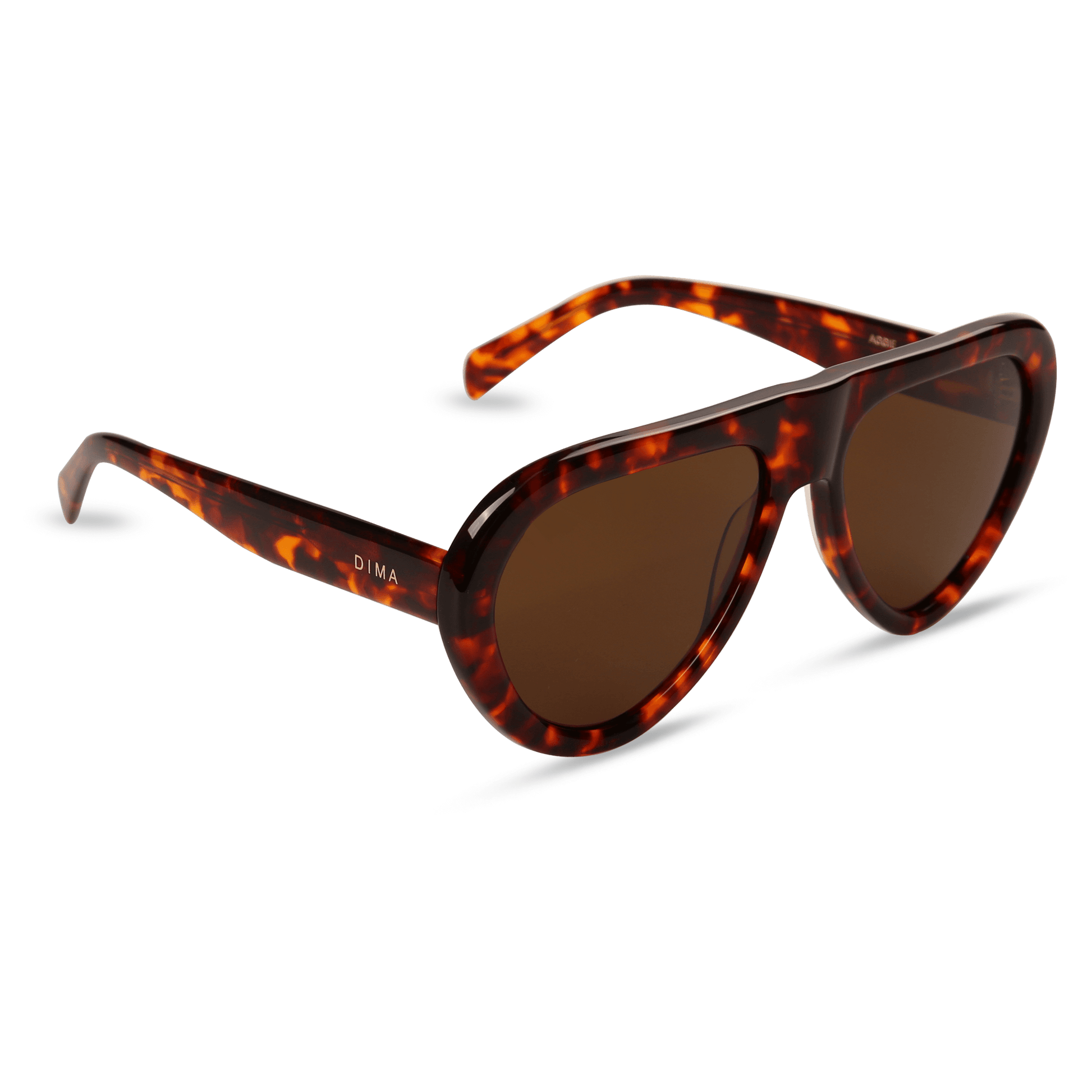 dima sunglasses aggie dark tortoise frame brown lens 2