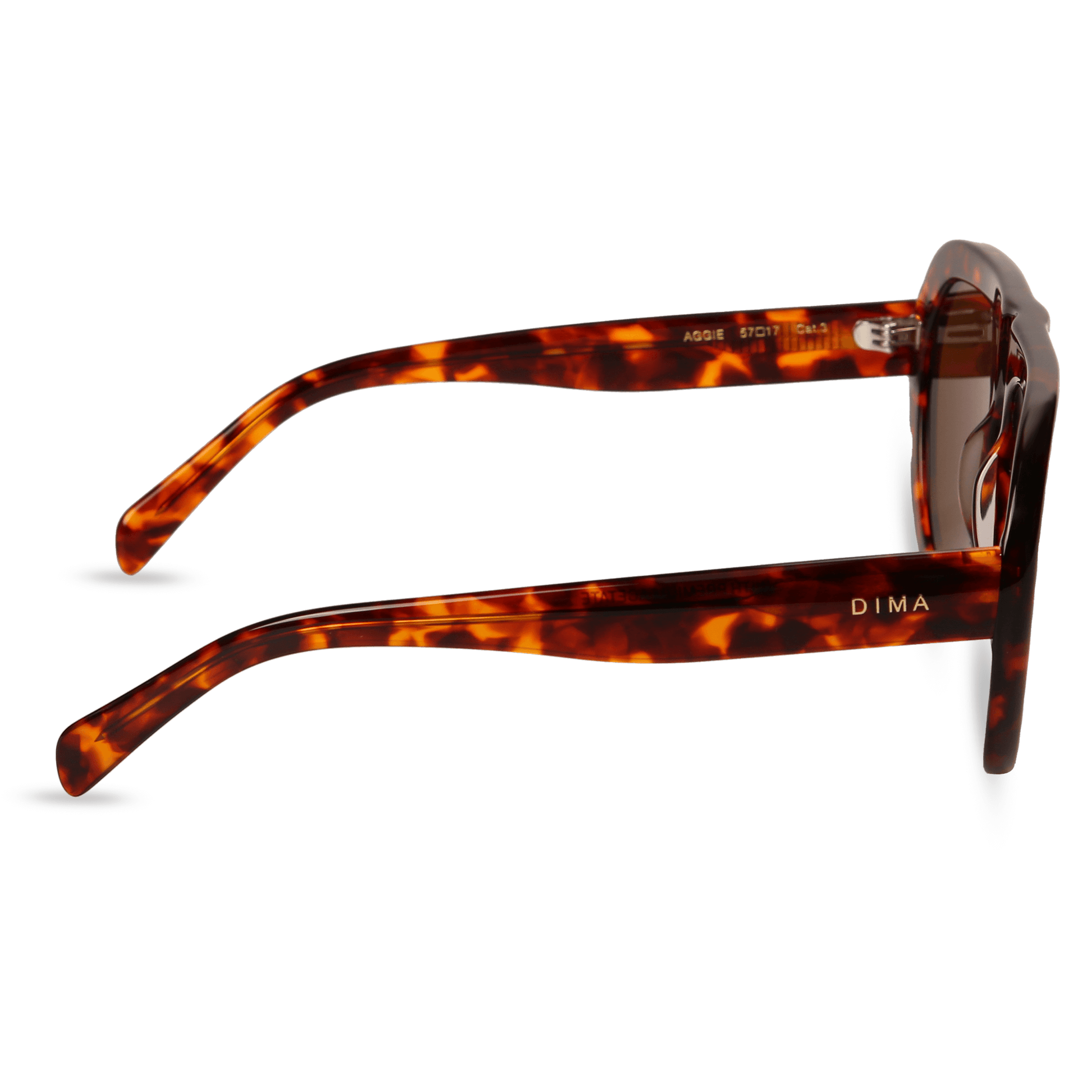 dima sunglasses aggie dark tortoise frame brown lens 3