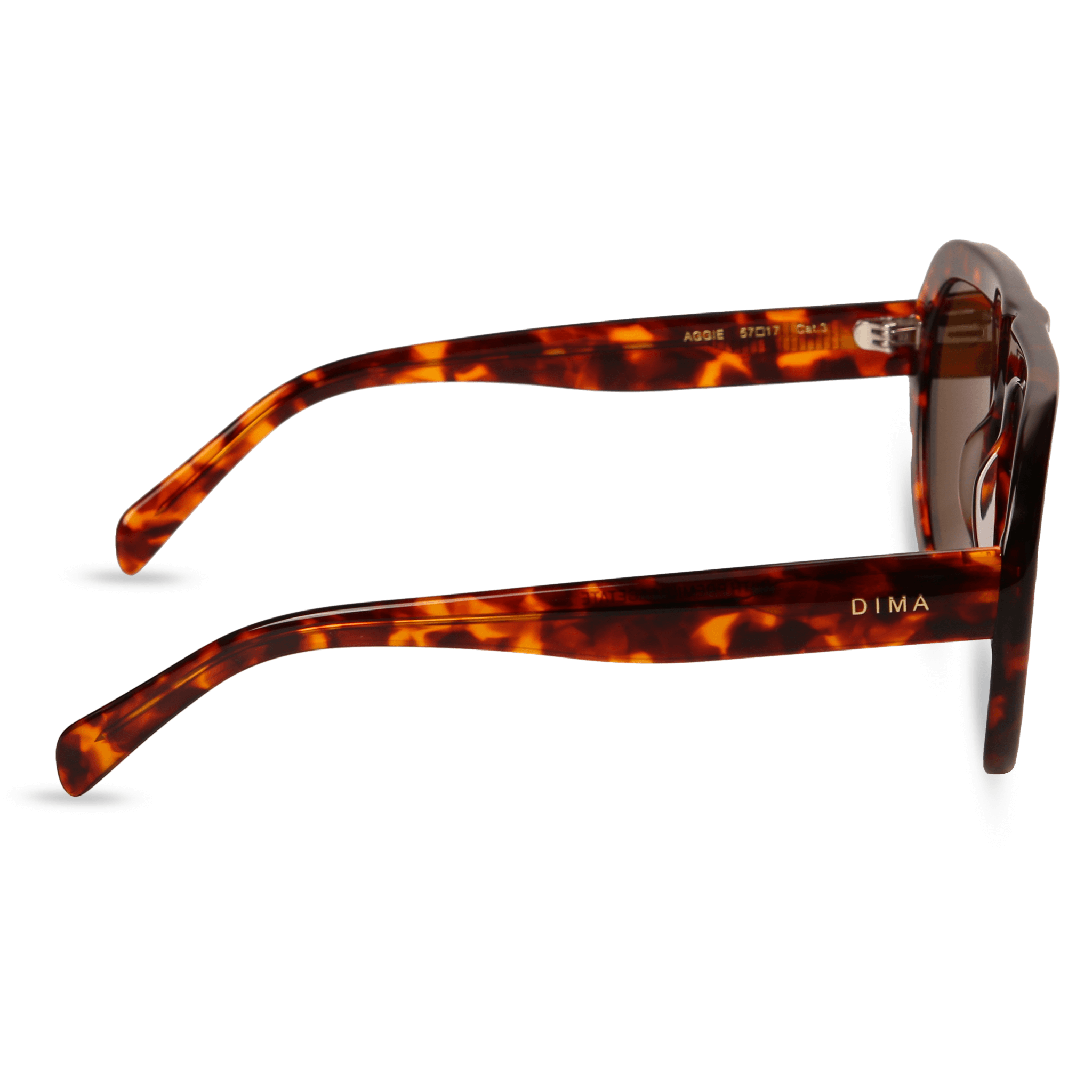 dima sunglasses aggie dark tortoise frame brown lens 3