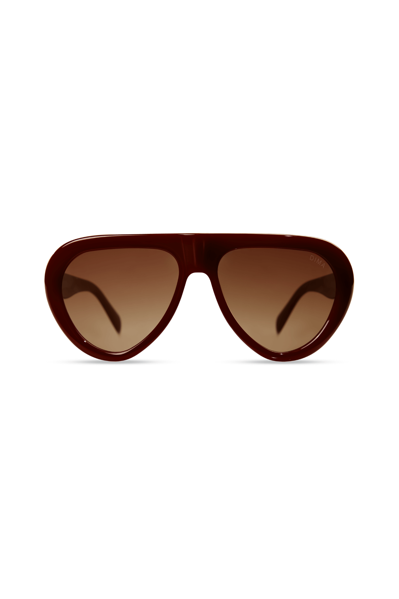 dima sunglasses aggie maroon frame brown gradient lens 1