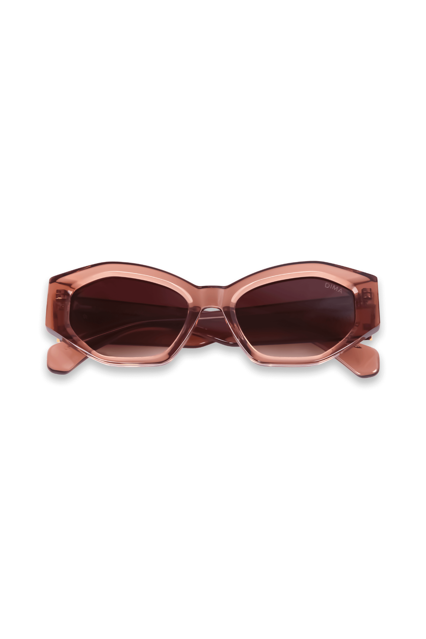 dima sunglasses mia taupe frame brown gradient lens 1