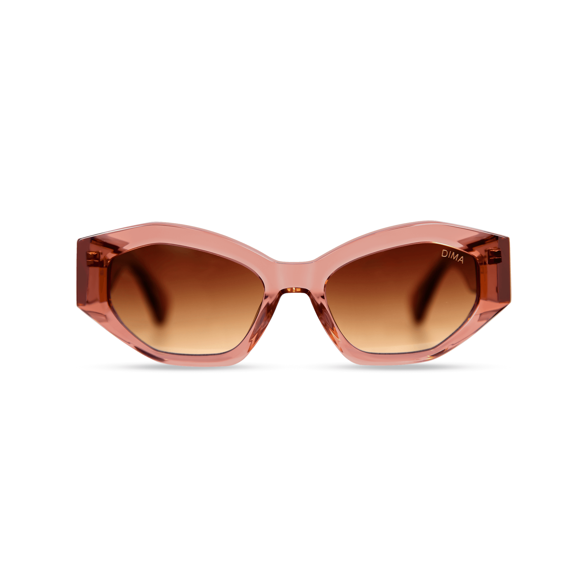 dima sunglasses mia taupe frame brown gradient lens 2