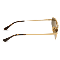 dima sunglasses optra gold dark tortoise frame green lens 3